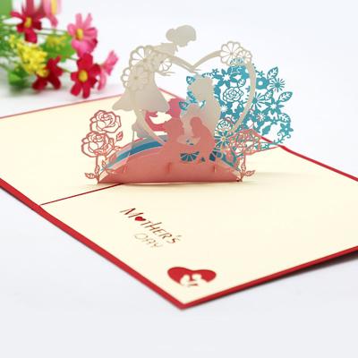 China Europe Customized Greeting Card Special Wedding Christmas 3d Music Wish Card Custom Romantic 3d Musical Invitation Card Europe for sale