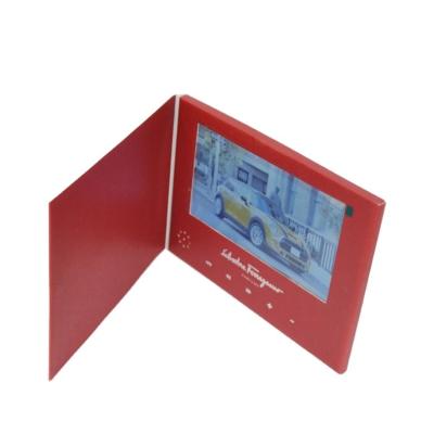 China Europe sale Shenzhen 7inch lcd screen electronic video display brochure not with usb pocket for sale