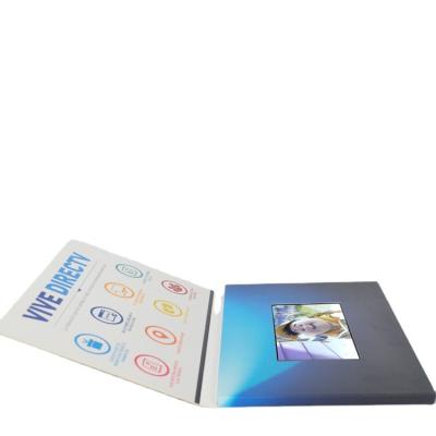 China Europe Custom LCD Display 5 Inch Greeting Card Module Graphics Video Digital Brochure Video In Print for sale