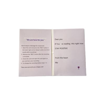 China Europe Shenzhen Lexing Customized Birthday Handmade Card Music Electronic Audio Musical Greeting Card With Sound Module for sale