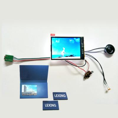 China Invitation ; Business; The advertisement ; Wedding Customized TFT Module / LCD Module / Portfolio Video Module for sale