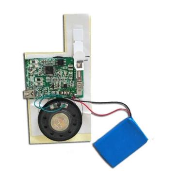 China Greeting Cards / Electronic Custom Toy USB MP3 Player Module / Gift Box for sale