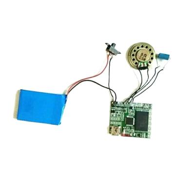 China Customized Recordable MP3 game module music soung module chip greeting card voice recorder module for sale