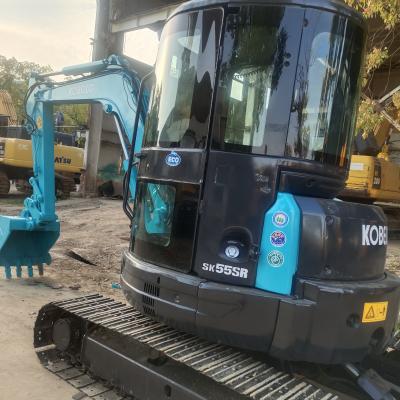 China Excavadora hidráulica de segunda mão Kobelco SK55SR à venda