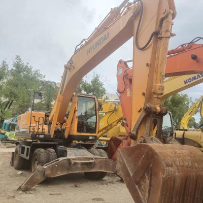 China Excavadora de rodas Hyundai R210w-9 de 22 toneladas equipada com motor Cummins B7 à venda