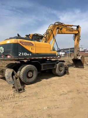 China Excavadora hidráulica de segunda mão, excavadora moderna original de 210 rodas à venda