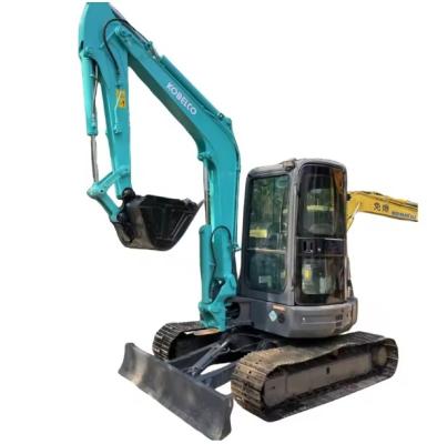 China Excavadora hidráulica de segunda mão Kobelco SK55SR máquinas de construção usadas à venda