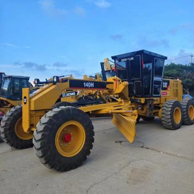 China Used Road Grader CAT 140H For Road And Airport Ground Leveling Operations for sale