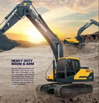 China Usado Hyundai HX210HD Excavator equipamento de escavadeira hidráulica nova marca à venda