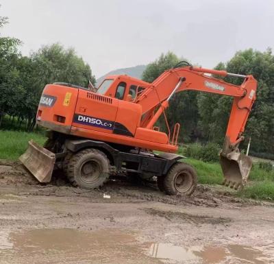 중국 사용 된 수압 크롤러 Doosan 150H 발굴기 중고 Doosan 발굴기 판매용