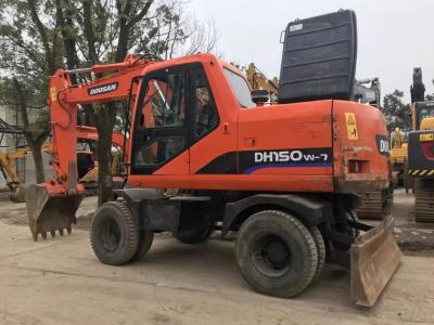 China Gebruikt wiel Doosan 150 Graafmachine Tweedehands Doosan Graafmachine Te koop