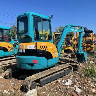 China Second Hand Kubota 35 Mini Excavator Kubota Engine Used Construction Machinery for sale