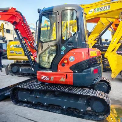 China Used Kubota U55-5 Excavator second hand construction machinery and equipment Te koop