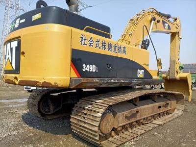 China Japan Oorsprong Gebruikte kattengraver 50000kg CAT 349DL Crawler-graver met een emmercapaciteit van 2m3 Te koop