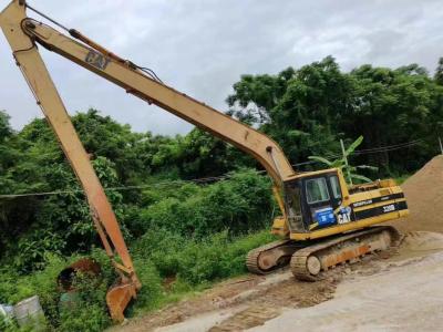 China Excavadora original importada de segunda mão Cat 320B de braço alargado Caterpillar do Japão à venda