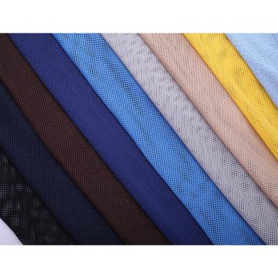 China Hot Selling Transparent Tulle Lightweight 70gsm Tear-Resistant Knitted Mesh Polyester Fabric For Laundry Bag for sale