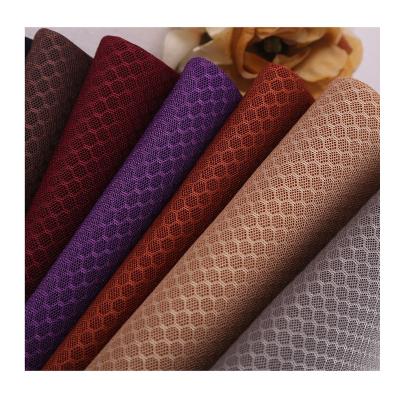 China Factory Wholesale 3d Spacer Air Sandwich Football Pattern Antistatic Mesh Fabric For Shoes Chair Cover for sale