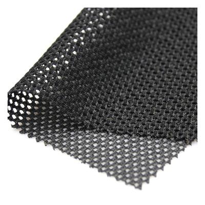 China 100% Polyester Tear-Resistant Mesh Fabric Ready Made Small Black Mesh Cloth Order Approved for sale