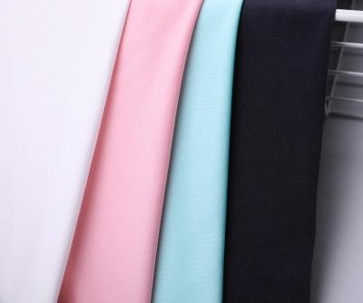 China Tear-Resistant Knitting Fabric 95% Polyester 5% Spandex Pure Milk Color Silk Jersey Fabric For Clothing Lining for sale