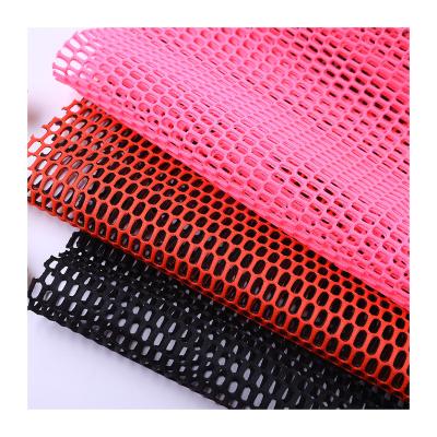 China New Arrival 100 Polyester Shrink-resistant In-stock Fashion Making Mesh Cloth Fabric For Dress Ready Made Skirt for sale