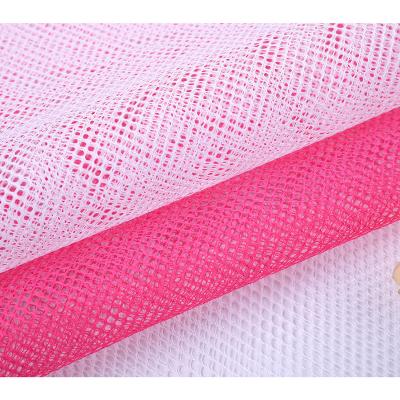 China Factory Supplier Stock Lot Fabric Anti-Static Hole Mesh Polyester Fabric For Pouch for sale