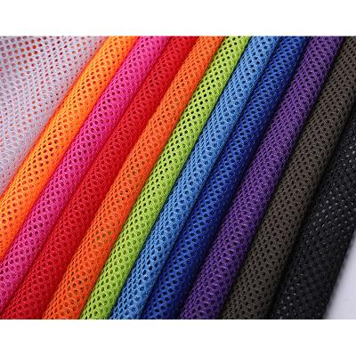 China Anti Pill Mesh Fabric 100% Polyester For Dog Harness, Summer Hot Sale Laundry Bag Mesh Fabric Cheap Price for sale