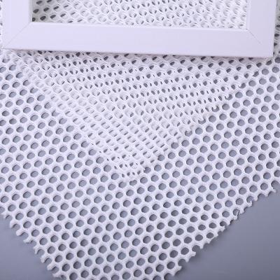 China Factory direct supply QUICK DRY polyesteel white egant mesh fabric for clothes for sale