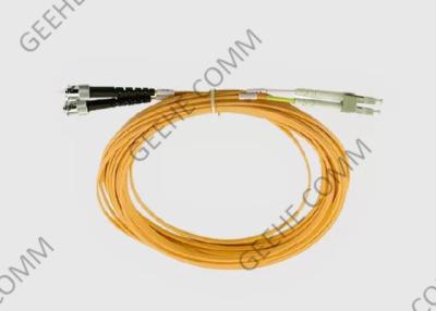 China Fiber Jumper Cables 25M Multimode 62.5/125 Duplex ST to LC Fiber Patch Cord for sale