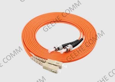 Chine la correction duplex de fibre multimode de 3M ST/SC câblent l'orange 50/125 OM2 3.0mm à vendre