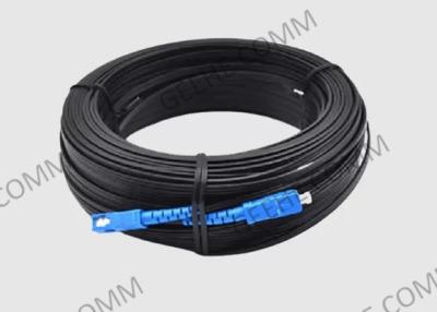 China Corning Fiber G657A Single Mode OFNR Jacket Fiber Patch Leads SC To SC Simplex for sale