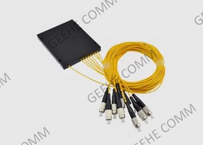 China Divisor padrão da fibra ótica do PLC do único modo da caixa do ABS de FC APC 1×8 à venda