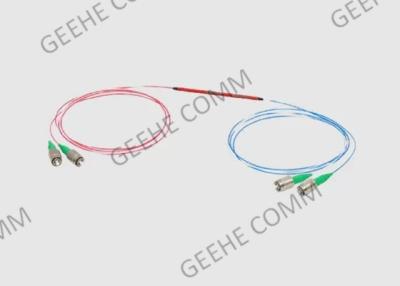 China Fiber Optic ST Connector 1×2 Ratios Wideband Optical Couplers for sale