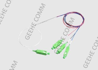 China 1 To 3 Steel Tube Fiber Optic Cable Coupler Single Mode Fused Fiber Coupler for sale