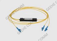 Cina accoppiatore doppio misto della fibra della finestra LC/UPC di 1x2 FBT con il contenitore di ABS in vendita