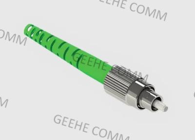 China High Capacity 3.0mm Pre-Polished Green Color FC APC Fiber Optic Connectors for sale