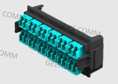 China Front Facing Multimode OM3 100G MTP To LC HD Patch Panel for sale