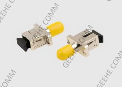 China Plastic Body Multimode ST To SC Male-Male Duplex Fiber Optic Adapter for sale