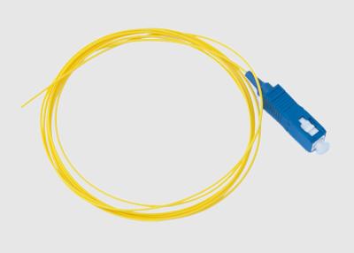 China Single Mode Simplex SC APC 9/125 0.9mm Fiber Optic Pigtail for sale