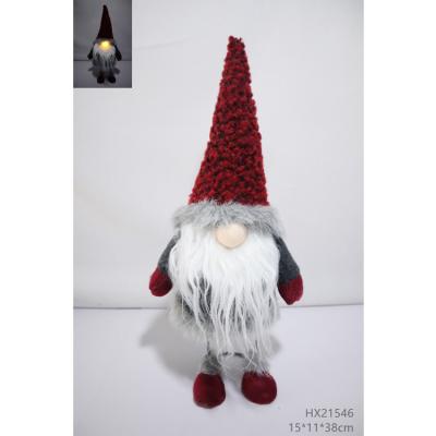 China fabric & Gnomes Santa Lucas Plush Plush Christmas Santa Figures for sale