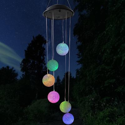 China Outdoor Christmas Tree Decoration Pathway Garden Solar Longstar Wind Bell for sale