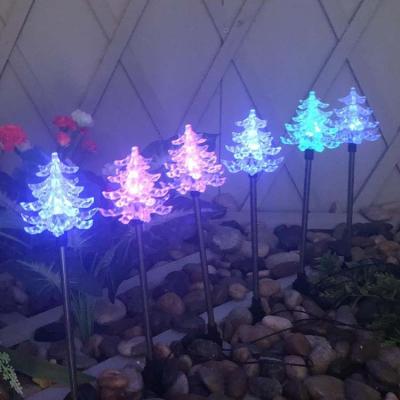 China Outdoor Waterproof Solar Powered Garden Patio String Lamp Holiday Christmas Christmas Tree Light Tree Party Decoration for sale