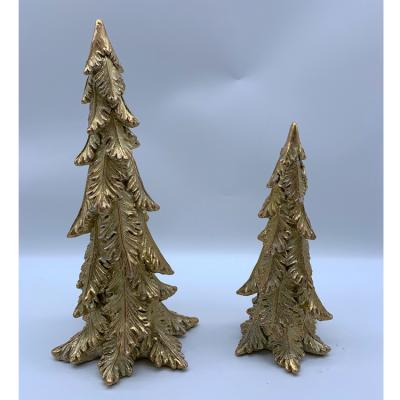 China Polyresin chirstmas table tree polyresin decoration for sale