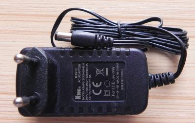 China 12V 1A 12W Ktec Switch Mode Power Supply For I.T.E use Only SAA / PSE / LVD for sale