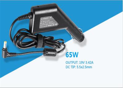 China Output DC 19V 3.95A 75W High Quality Car Chargers With Plastics Case Material 11-15V DC INPUT for sale