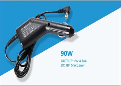 China Popular and High Quality 19V 4.74A 90W Car Chargers With Over Load / Short Circuit Protection ISO9001 - 2008 for sale