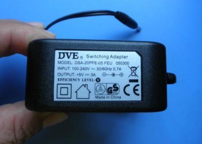 China Over Voltage Protection DVE 5V 3A 15W AC DC Power Adapter For I.T.E use Only DSA-20PFE-05 for sale