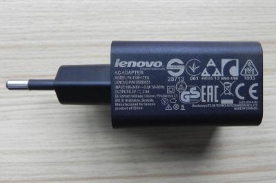 China Wall-Mount LENOVO P / N 36200551 10W 2A 5.2V USB Charger EU AC Plug PA -110017EU for sale