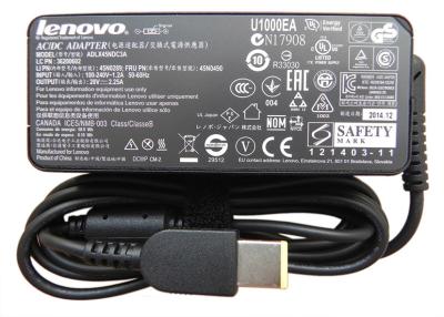 Chine Nouvel USB carré original en gros avec des adaptateurs à C.A. d'ordinateur portable de prise de C.C de Pin pour Lenovo 20V 2.25A 45W, 100 - entrée 240V à vendre