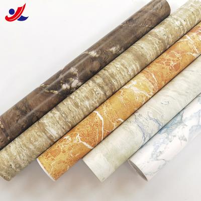 China Hot Self-adhesive Self-adhesive Home Decor PVC Self-adhesive Marble Wallpaper Korea Product PVC Marble Wallpaper for sale