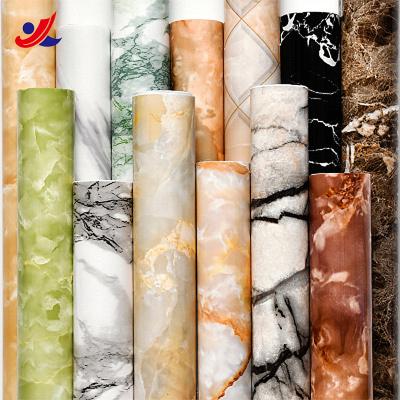 China Factory direct sales modern cheap home decoration marble waterproof self adhesive pvc sheet for sale